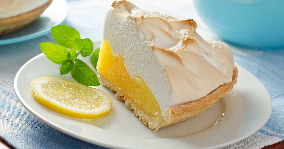 Лимонный пирог с безе — �рецепт с фото